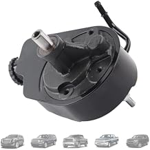 Power Steering Pump with Reservoir Single Return Port FIT 1999-2014 Chevy Silverado Tahoe Suburban GMC Sierra Yukon, 12V DC Accessory Drive Replaces 20-8740 15909824 Non-Hydroboost - 1 Pack