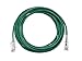 Monoprice Cat6 14ft Green Component Level Patch Cable UTP 28AWG 550MHz Pure Bare Copper Snagless RJ45 SlimRun Series Ethernet Cable