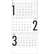 Amazon.co.jp: トーダン 2025年 カレンダー 壁掛け シンプル3（上から