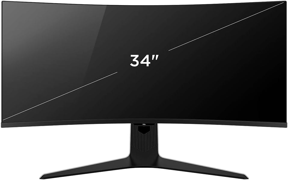 Monitor Gamer Curvo TCL 34 Polegadas QLED Mini LED WQHD R83Q 180Hz 1ms (GtG) HDR 1400 nits 34R83Q