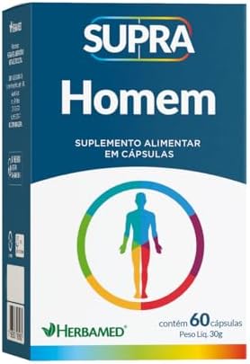 Supra Homem Polivitamínico - 60 Cápsulas - Herbamed, Herbamed