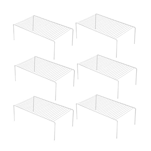 Redrubbit 6-piece Shelf Storage Rack set (13 x 9.4 x 5.9) for cabinets