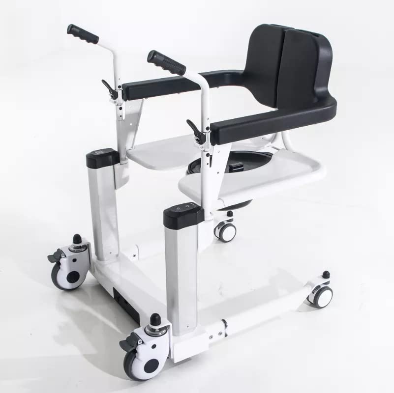 Buy Unique hosptial electric lifting wheel chair with commode seat for
