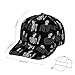 Fashion Baseball Cap Dad Cap for Girls Boys Youth - Custom Human Skeleton Skull Lightweight Moisture Wicking Golf Cap Headwear