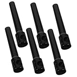 Generic 6 Piezas Saca corchos abridores de vino manuales abrebotellas sacacorchos manuales abridores de corcho de vino removedor de la tapa del vino palanca abridor de vino páginas Negro