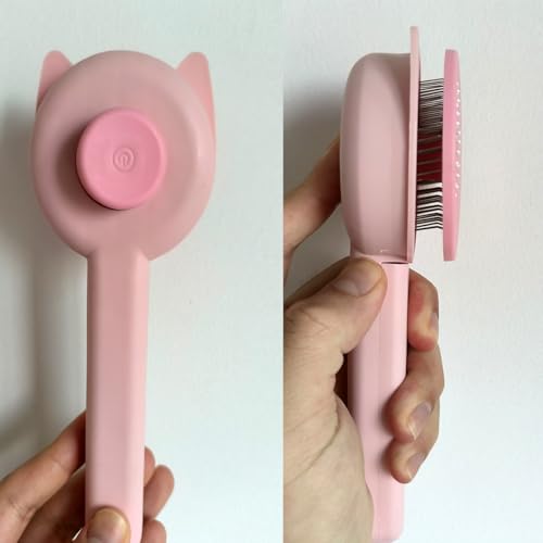 9PCS Pet Gromming Kit,Cleaning Brush Removes Loose Hair, Pet Bath Brush,Shampoo Brush, Nail Clipper, Flea Comb for Dogs&Cats and Small Animal Grooming Kit. - Image 4