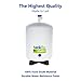 tankRO – RO Water Filtration System Expansion Tank – 3 Gallon Water Tank -– Compact Reverse Osmosis Water Storage Pressure Tank with Free 1/4