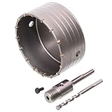 Durchmesser: 125 mm 2 tgl HM Lochsäge Bohrkronen Satz Dosenbohrer Ø 125 mm für Beton mit SDS-Adapter