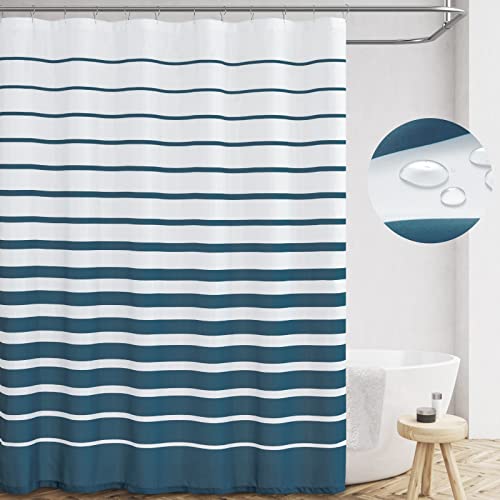 jinchan Green and White Boho Shower Curtain Bohemian Vertical Striped Fabric Shower Curtains for Bathroom with 12 Hooks Waterproof 70x72 Inches 70"W x 72"L (Pack of 1) A3. Boho Vertical Gree