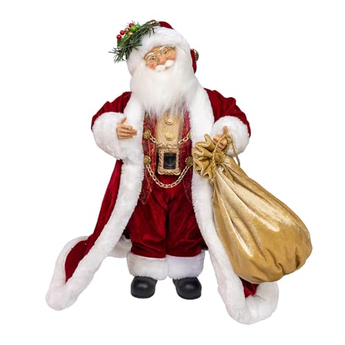 Kurt Adler 17" Jacqueline Kent Traditional Red Santa with Bag by Kurt S. Adler - Used condition - US$18.13