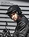ILM Open Face Motorcycle 3/4 Half Helmet for Dirt Bike Moped ATV UTV Motocross Cruiser Scooter DOT Model 726X (Matte Black,XL