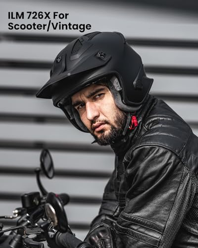 ILM Open Face 3/4 Helmet