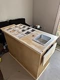 Foldable Charcuterie Cart, Mobile Charcuterie Cart, Snack Cart for Small Businesses, Handmade Wedding Gift, Pancake Cart (12 (1/6 inserts) plus full Size Pan Cutout with plastic Inserts)