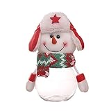 Tarro Para Dulces Recipiente Para Dulces Con Muñeco Nieve Papá Noel Ciervo Muñecas Rellenas Botella Regalo Tarro Decorativo Para Dulces Muñeco Navidad Tarro