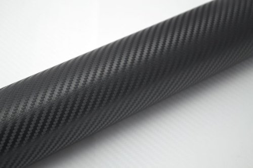 12" X 78" Carbon Fiber Decal 3D Wrap Vinyl Film Sheet Air-Release Adhesive Roll For Auto Car Truck Art Deo (Blackb) #TOP1