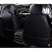 Funda asiento coche Funda de asiento de coche negra Juego completo de...