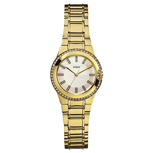 Montre femme GUESS en métal jaune pour exprimer votre élégance et votre confiance