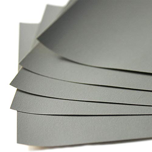 Lcubro 25Pcs Sandpaper, Wet Dry Sandpaper, High Grit 1000 2000 3000 5000 7000 Sandpaper Sheets Assortment For Wood Metal Polishing Automotive Sanding, 9 X 3.6 Inches #TOP4