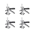 4 pcs Viking Arm Precision Clamping Tool - Arm Hand Tool Jack,Labor-Saving Arm,Door Use Board Lifter Cabinet Jack Multifunctional Plaster Sheet Repair Anti Slip Hand Tool Gifts for Fathers