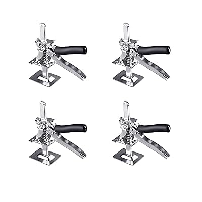 4 pcs Viking Arm Precision Clamping Tool - Arm Hand Tool Jack,Labor-Saving Arm,Door Use Board Lifter Cabinet Jack Multifunctional Plaster Sheet Repair Anti Slip Hand Tool Gifts for Fathers