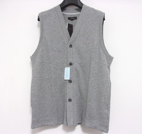 Paul stuart ポールスチュアート洗える ベストグレーMサイズ