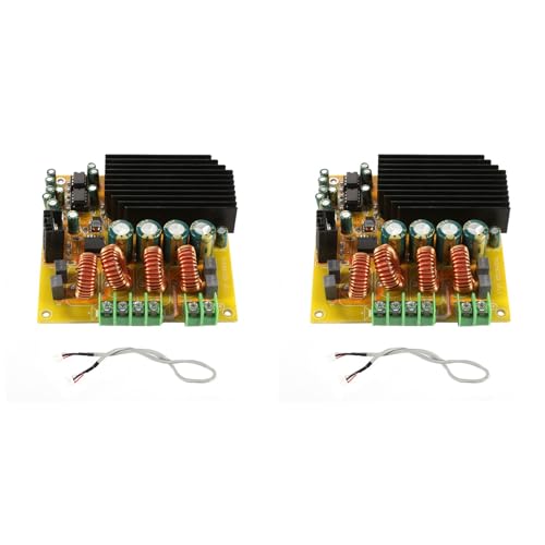 Lnfxkvva 2pcs 2X300W Amplifier Board Module Dual Channel TAS5630 with AD827 Preamp Class D Digital HIFI High Power Module