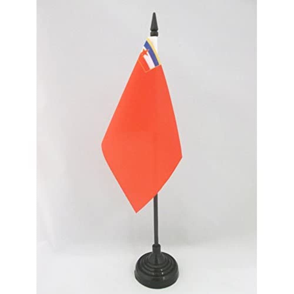 AZ FLAG Socialist Republic of Bosnia and Herzegovina 1945-1992 Table Flag 4'' x 6'', bosnian Desk Flag 15 x 10 cm