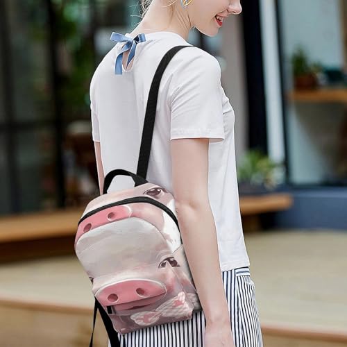Mochila de mujer de tela Oxford Smiling duradera con base sólida 7