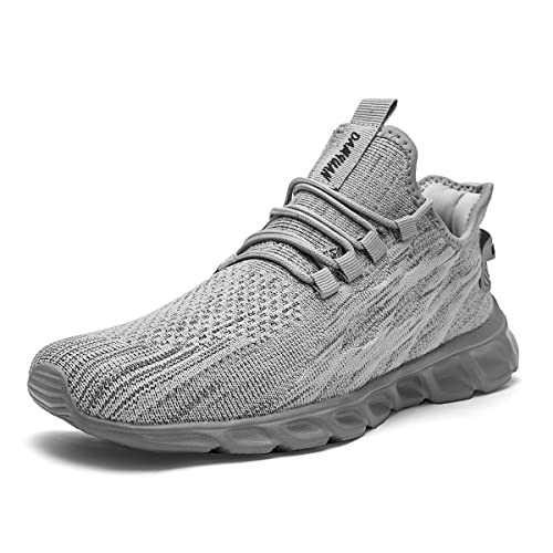 Image of Mens Walking Shoes Tennis Sneakers Running Workout Jogging Rubber Athletic Sole Ultra Light Breathable Comfortable Non Slip Fashion