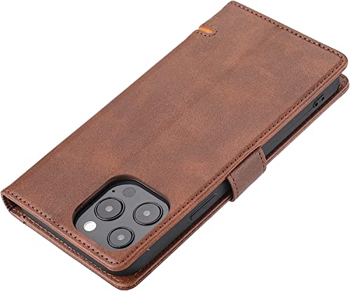 Étui iPhone 13 Pro Max portefeuille à rabat magnétique et antichoc