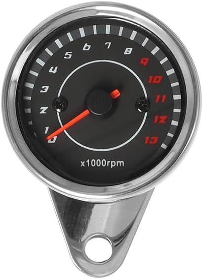 Motorcycle Odometer Gauge Universal Motorcycle Tachometer LED Screen DC 12V Meter Gauge 13k Motorbike Parts For