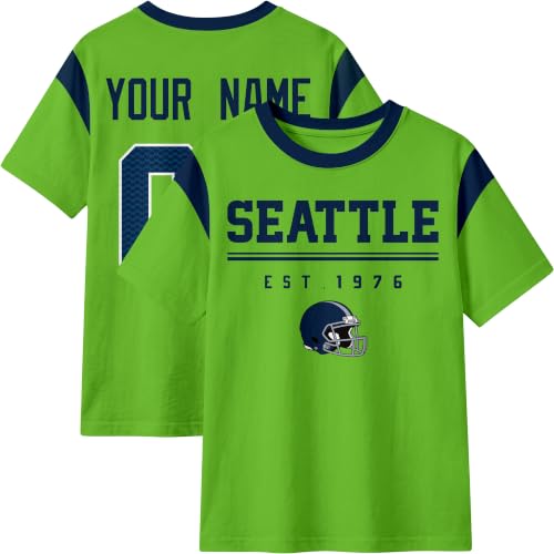Image of T-Shirt Custom Crewneck Short Sleeve for Men Gifts | Custom T-Shirt Personalized Name and Number