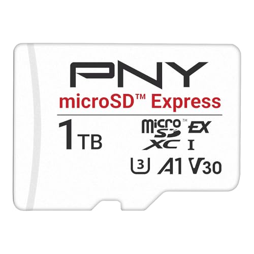 Image of PNY microSD Express 1TB (New Updated Version) UHS-I U3 V30 A1 microSDXC Flash Memory Card, up to 890 Read & up to 850 Write, Compatible with Nintendo Switch 2