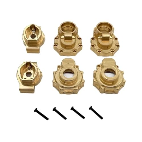Essieu arrière en laiton robuste pour Traxxas TRX4 TRX6, pièce de modification durable