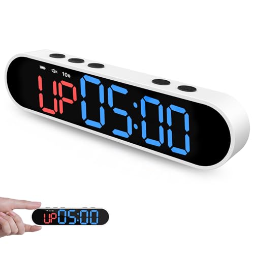 Dienmern Portable Gym Timer Clock with Strong Magnet - Workout Interval Timer with...