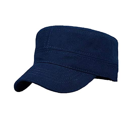 Yanjay Store Herren Baseballmütze, klassisch, Militär, Sommer Gr. Einheitsgröße, dunkelblau