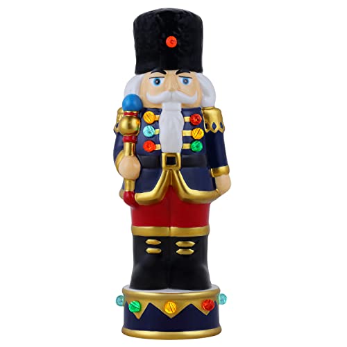 Mr. Christmas 8" Ceramic Nutcracker Christmas Decoration, Multi #TOP29