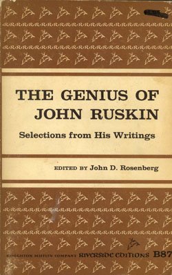 The Genius of John Ruskin B000NLWZK4 Book Cover