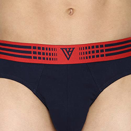 Image of Van Heusen Men Anti Bacterial Briefs - 100% Combed Cotton - Pack of 2 - Colour Fresh, Moisture Wicking