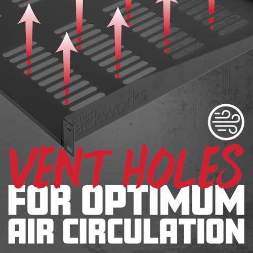 Gator Rackworks GRW-SHELFVNT3 Zubehörregal, belüftet, 3U-Größe, 38,1 cm tief