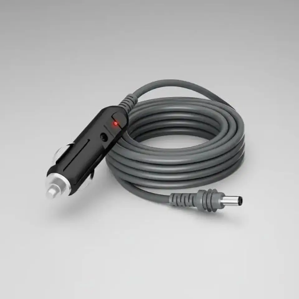 Cabo Carregador para Starlink Mini, 12V 24V, 3m, DC Adaptador Satélite Veicular, Preto