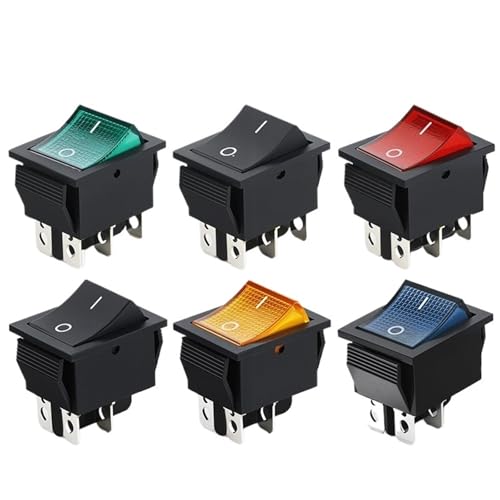 Interrupteur KCD4 16A 250V coupure bipolaire DPST pour appareil