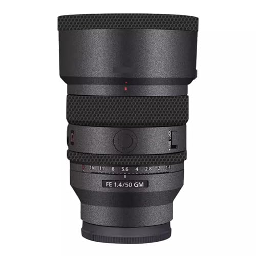 Film vinyle Sony FE 50 mm F1.4 GM gris foncé pour photo de rue et voyage
