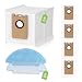 Pack of 6 Bags for Tikom Laresar L6 Nex Vacuum Cleaner Bags with Mop Vacuum Cleaner Accessories Spare Parts
