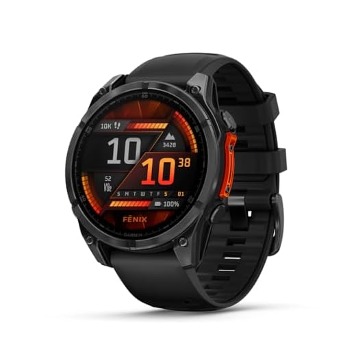 Garmin Relógio Fenix 8 Cinza 47mm com Monitor Cardíaco de Pulso e GPS