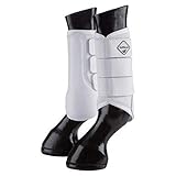 3D-Mesh-Außenseite. LeMieux Unisex-Erwachsene ProSport Mesh Pair Bürstenstiefel, weiß, M