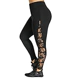 🌷🌷 Der Stoff ist bequem und weich, und es ist eine gute Wahl für Ihre Arbeit, Ihr Leben oder Ihre Party!---------✴Damen Loch Hose Zerrissen Jeans Risse am Knie High Waist Jeanshose Skinny Hochbund Damen Hight Waist Jeans Hose Röhrenjeans mit Riss am Knie Frauen Spitze Yoga Fitness Loch Leggings Lauf Gym Stretch Sport Hosen Hosen Women Lace Yoga Fitness Hole Leggings Running Gym Stretch Sports Pants Trousers sexy Leggings Slim Leggings Pants