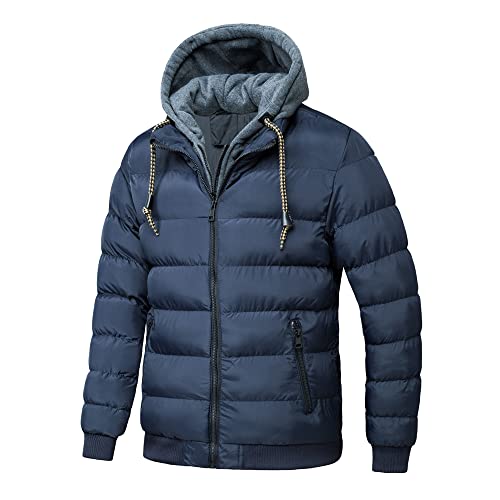 TONY BACKER Giubbotto Jacket Giacca Uomo Invernale con Cappuccio, Giubbino