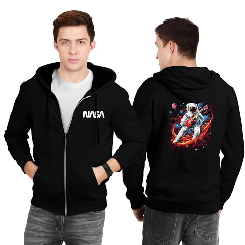 Image of fanideaz Mens Cotton Graphic Printed Zipper Hoodie for Men