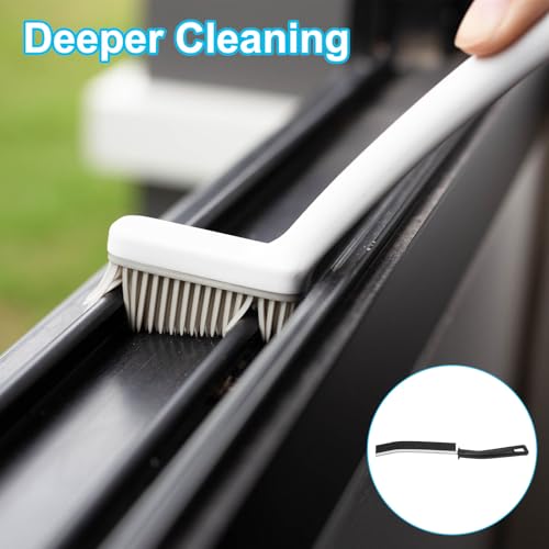 Image of uxcell Crevice Cleaning Brush, 5pcs Multifunctional Gap Cleaning Brush Tool, Hard Bristle Crevice Cleaning Brush for Household Use Kitchens, Bathroom, Toilet